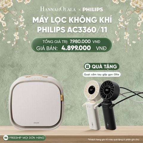  DEAL 2: MÁY LỌC KHÔNG KHÍ PHILIPS AC3360/11 