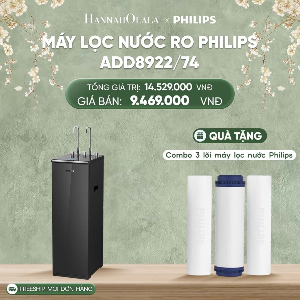  DEAL 22: MÁY LỌC NƯỚC RO PHILIPS ADD8922/74 