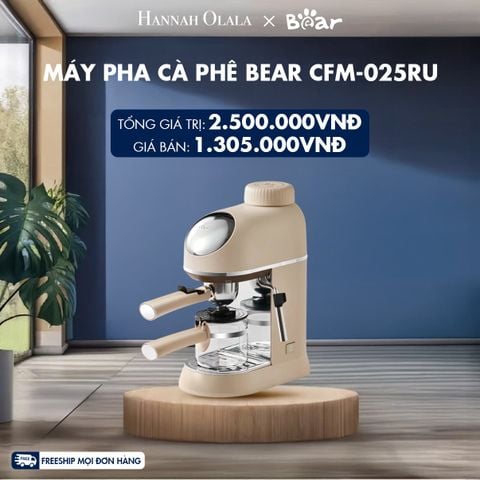  MÁY PHA CÀ PHÊ BEAR CFM-025RU 