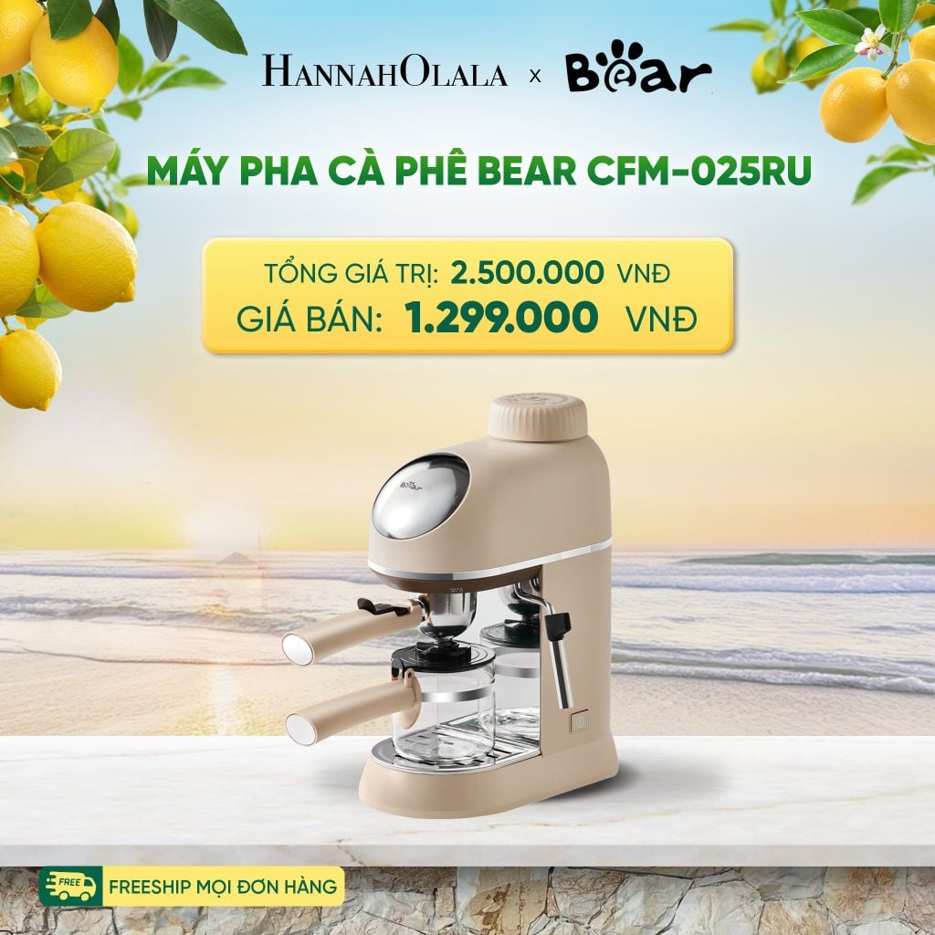  MÁY PHA CÀ PHÊ BEAR CFM-025RU 
