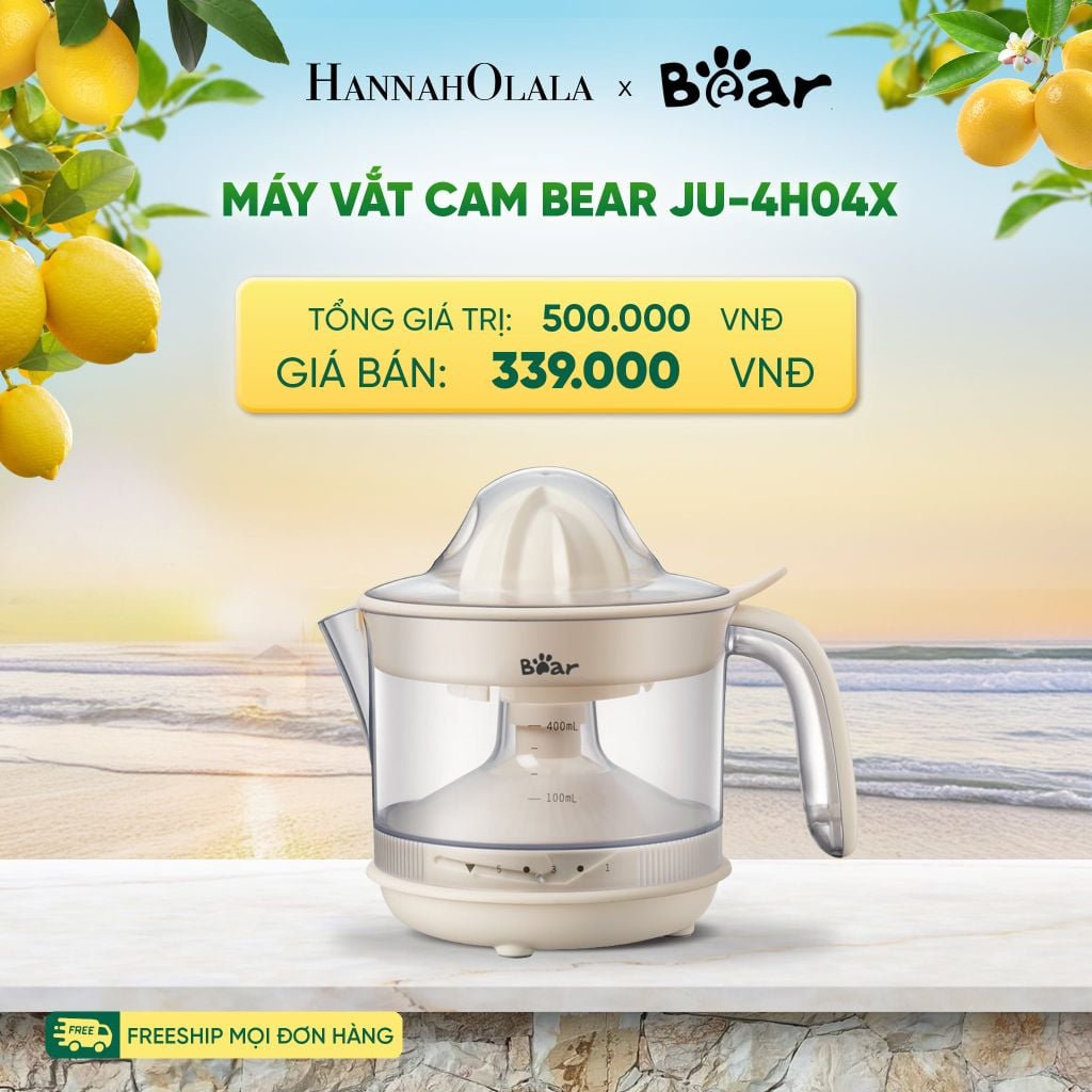  MÁY VẮT CAM BEAR JU-4H04X 