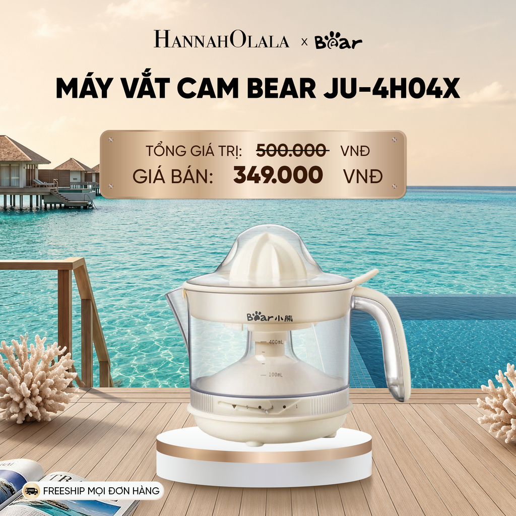  MÁY VẮT CAM BEAR JU-4H04X_ D819 