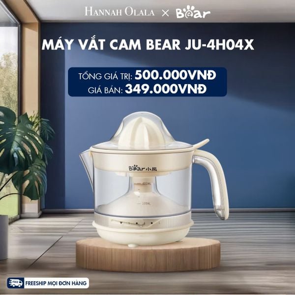  MÁY VẮT CAM BEAR JU-4H04X - H192 