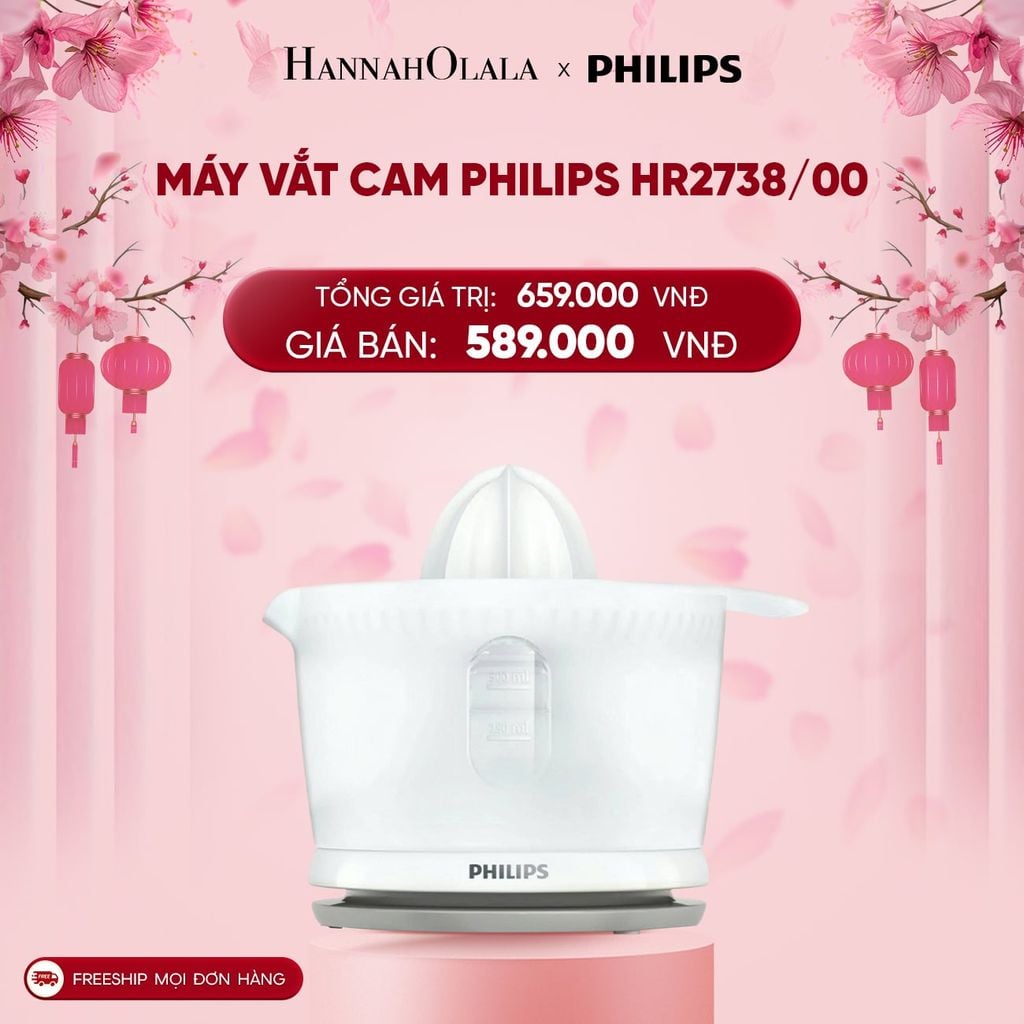  DEAL 24: MÁY VẮT CAM PHILIPS HR2738/00 