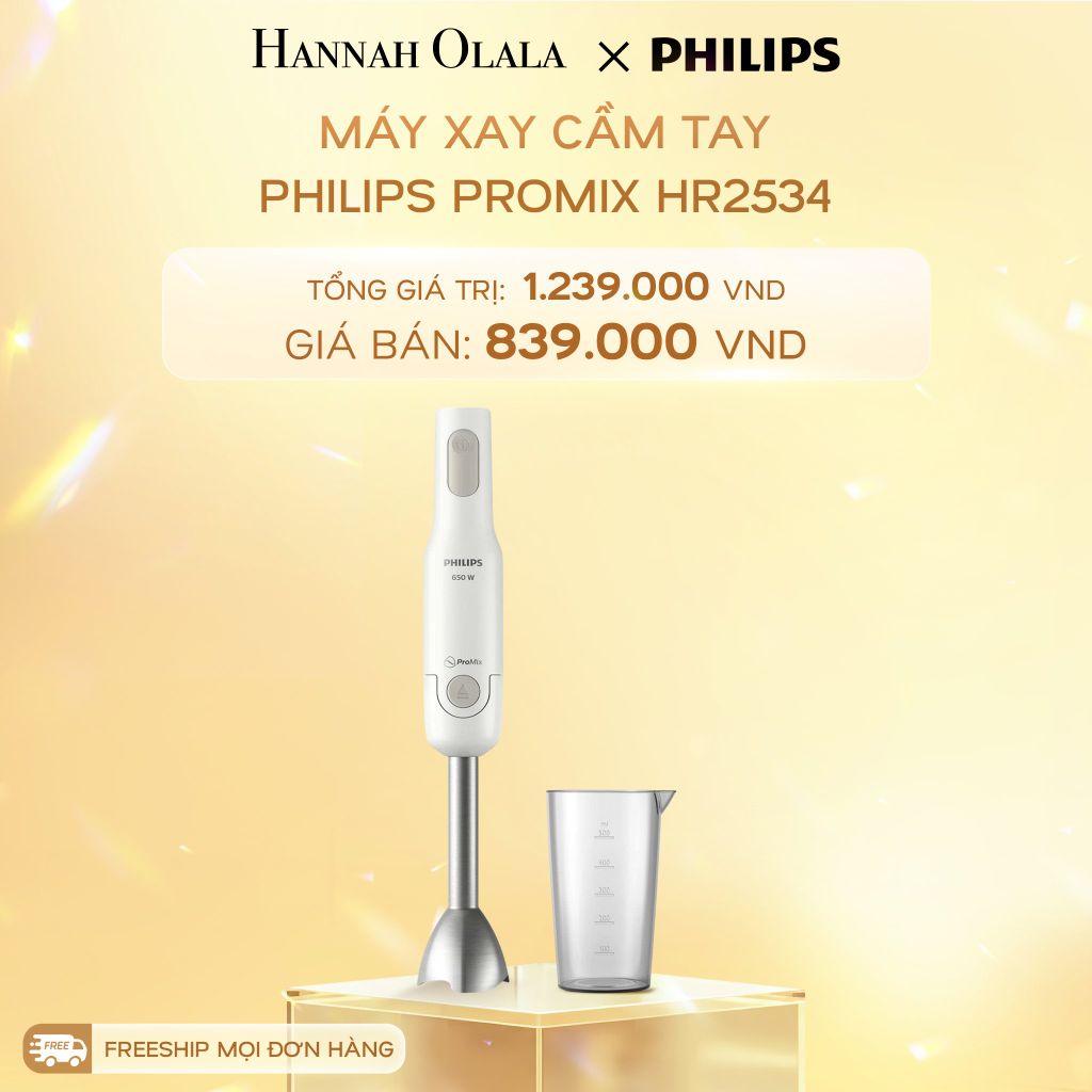  DEAL 19: MÁY XAY CẦM TAY PHILIPS PROMIX HR2534 