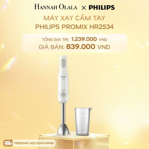  DEAL 19: MÁY XAY CẦM TAY PHILIPS PROMIX HR2534 