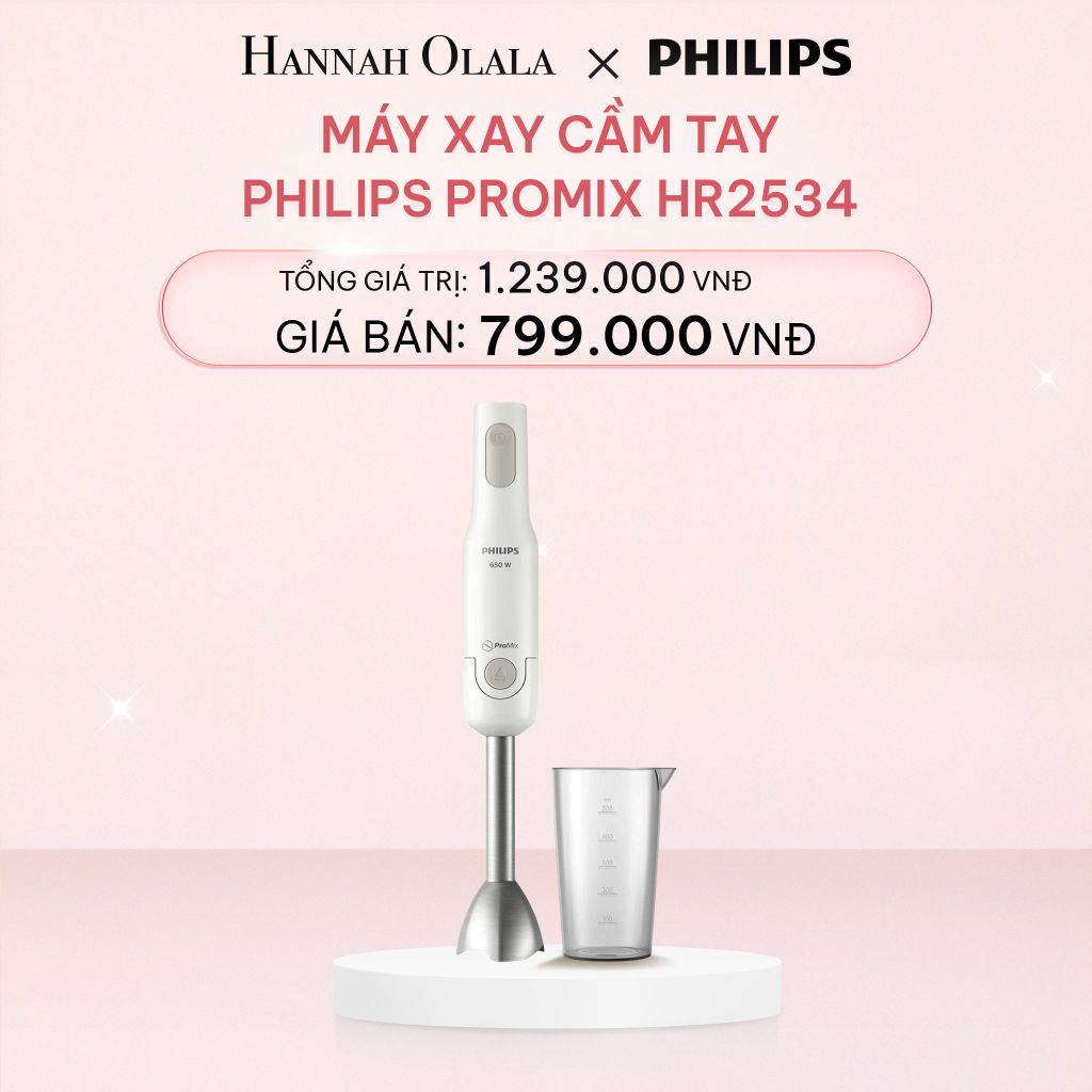  E794_DEAL 18: MÁY XAY CẦM TAY PHILIPS PROMIX HR2534 