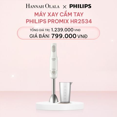  E794_DEAL 18: MÁY XAY CẦM TAY PHILIPS PROMIX HR2534 
