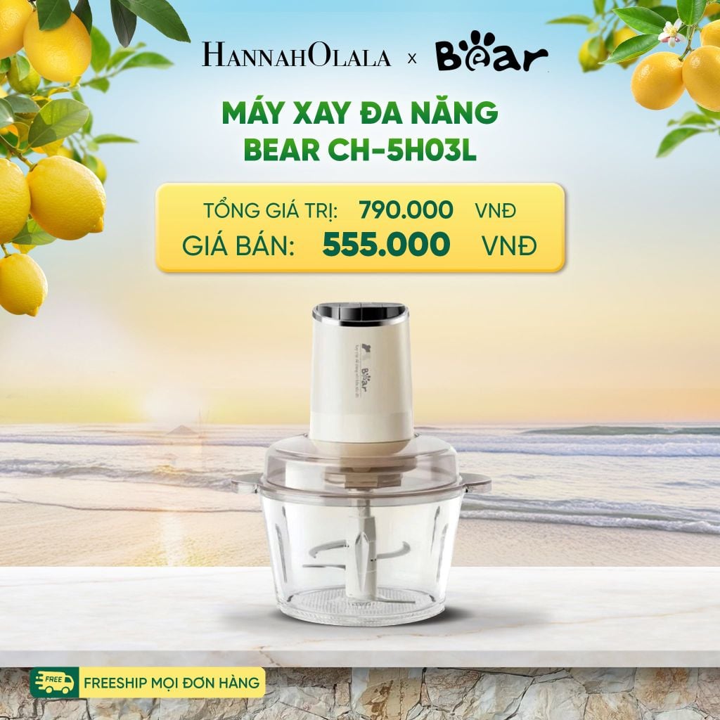  MÁY XAY ĐA NĂNG BEAR CH-5H03L 