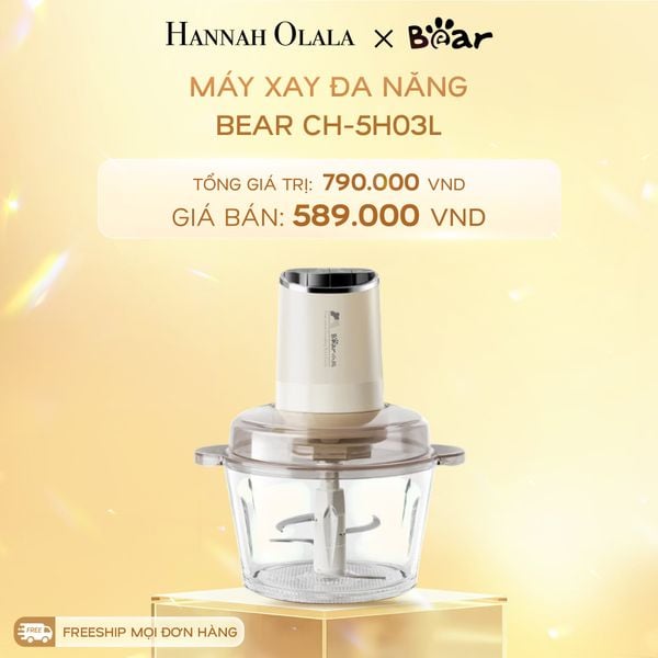  C1436_DEAL 18: MÁY XAY ĐA NĂNG BEAR CH-5H03L 2L 