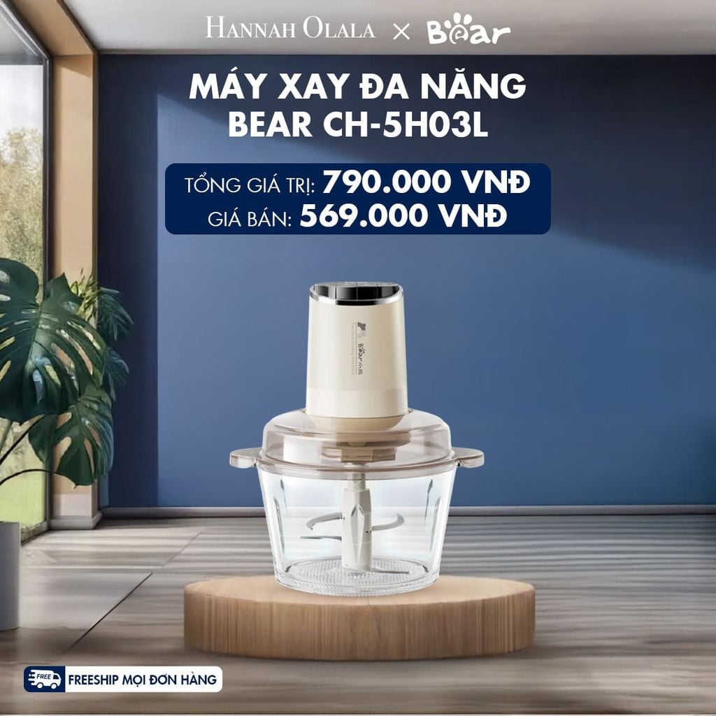  MÁY XAY ĐA NĂNG BEAR CH-5H03L - DEAL 7 