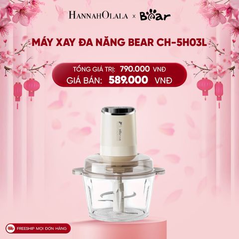  DEAL 10: MÁY XAY ĐA NĂNG BEAR CH-5H03L 
