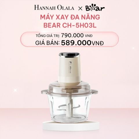  E775_DEAL 7: MÁY XAY ĐA NĂNG BEAR CH-5H03L CÔNG SUẤT 300W DUNG TÍCH 2L 