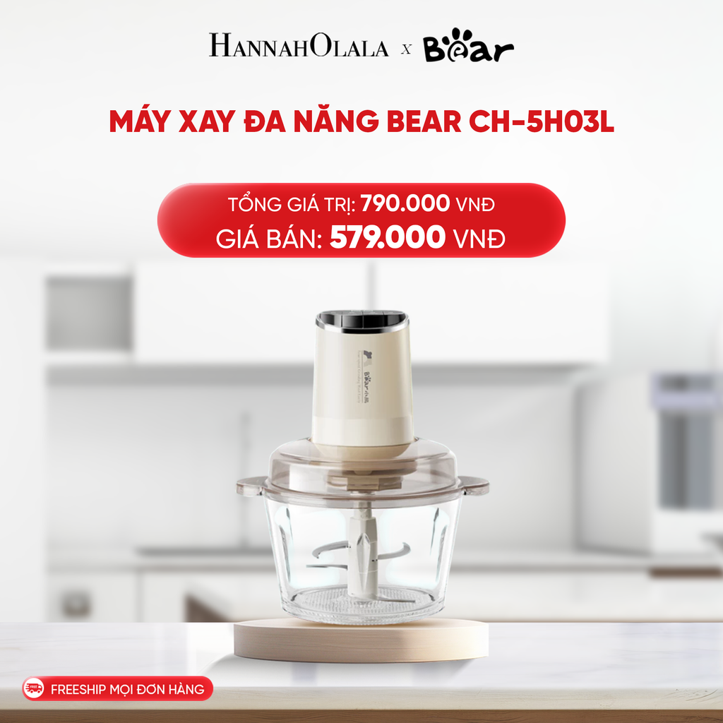  B92_DEAL 12: MÁY XAY ĐA NĂNG BEAR CH-5H03L 