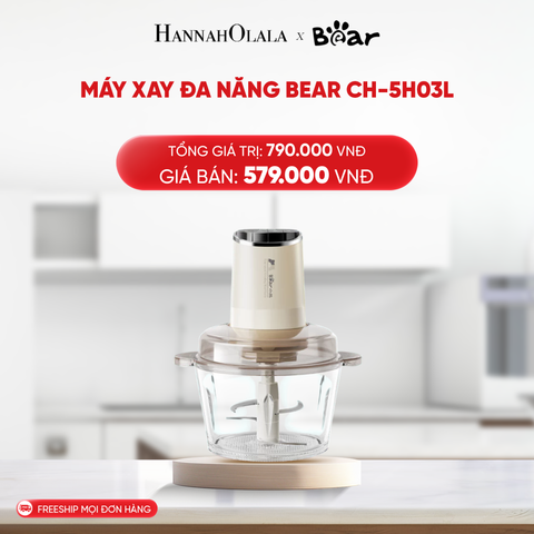  DEAL 12: MÁY XAY ĐA NĂNG BEAR CH-5H03L 