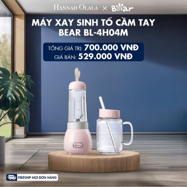  MÁY XAY SINH TỐ CẦM TAY BEAR BL-4H04M - DEAL 10 - H19 