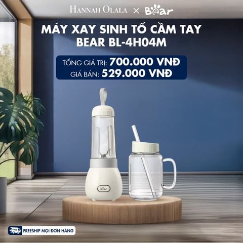  MÁY XAY SINH TỐ CẦM TAY BEAR BL-4H04M - DEAL 10 