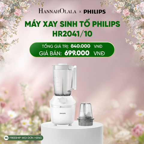  E511_DEAL 16: MÁY XAY SINH TỐ PHILIPS HR2041/10 