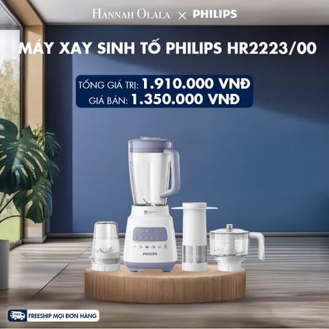  MÁY XAY SINH TỐ PHILIPS HR2223/00 - DEAL 7 