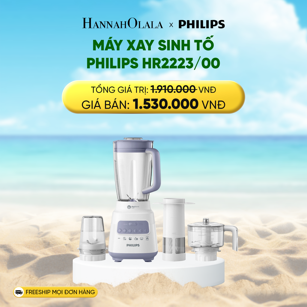  DEAL 8: MÁY XAY SINH TỐ PHILIPS HR2223/00 