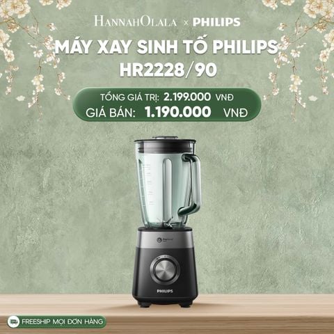  DEAL 15: MÁY XAY SINH TỐ PHILIPS HR2228/90 