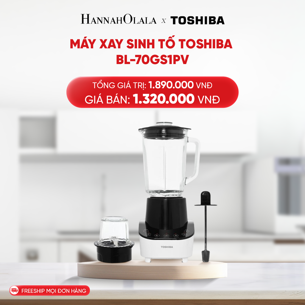  B140_DEAL 5: MÁY XAY SINH TỐ TOSHIBA BL-70GS1PV 