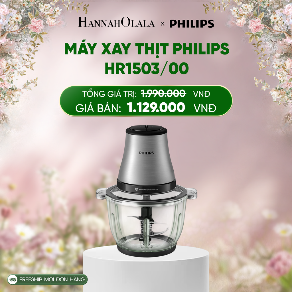  E502_DEAL 8: MÁY XAY THỊT PHILIPS HR1503/00 