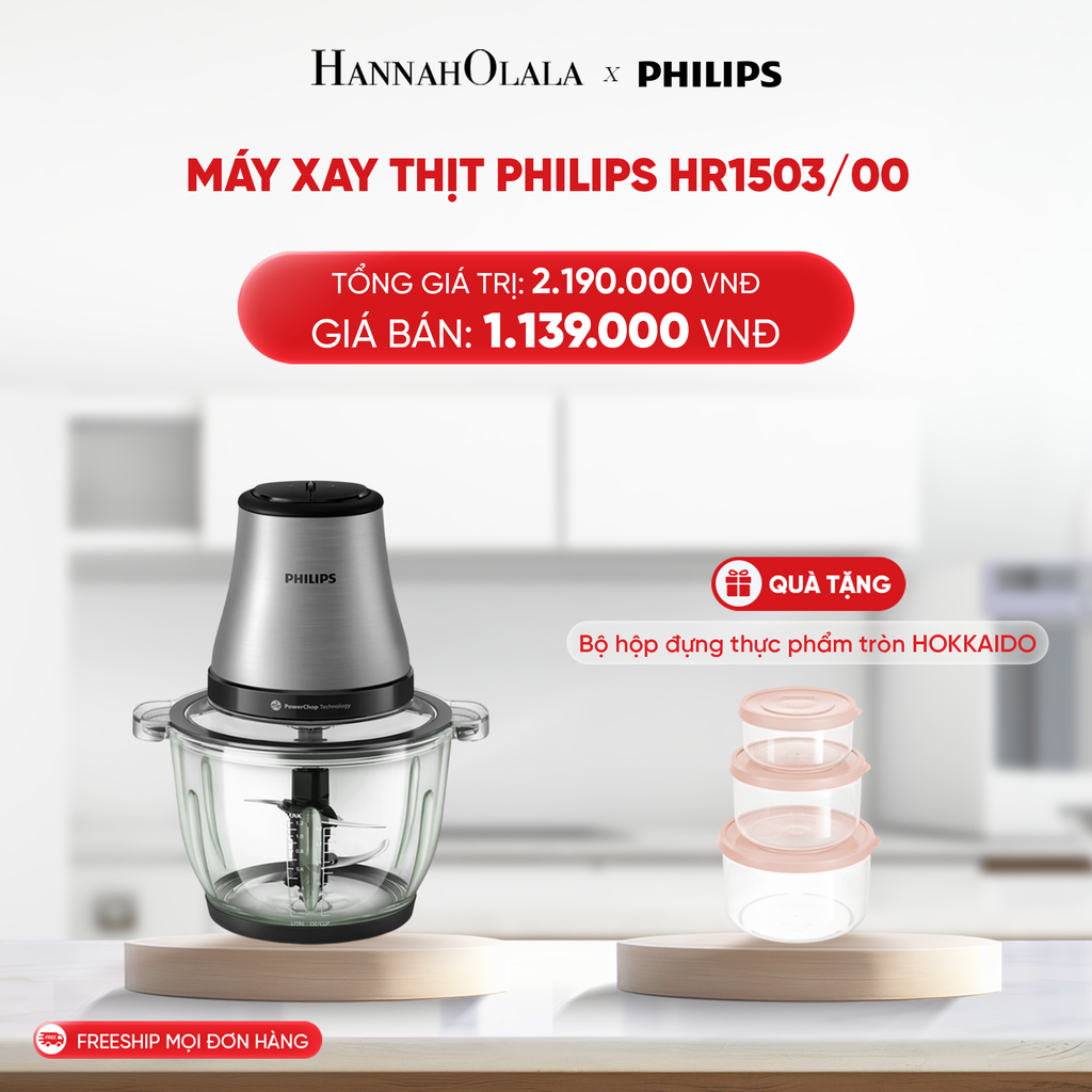  DEAL 23: MÁY XAY THỊT PHILIPS HR1503/00 