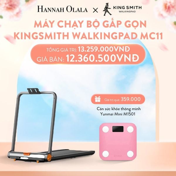  A402_DEAL 6: MÁY CHẠY BỘ GẤP GỌN KINGSMITH WALKINGPAD MC11 