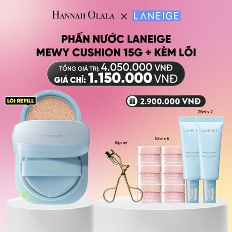  MỚI - PHẤN NƯỚC LANEIGE MEWY CUSHION KÈM LÕI 15G X 2_A1267 