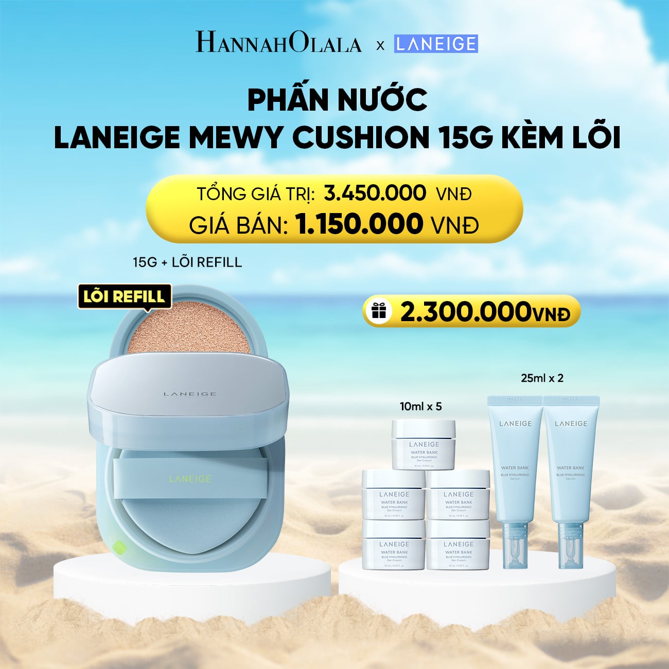 Phấn Nước Laneige Mewy Cushion 15g