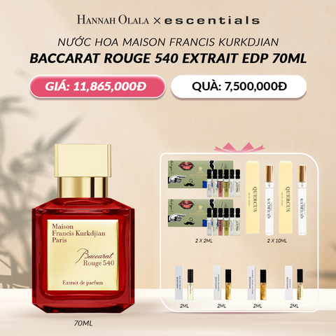  DEAL 1: NƯỚC HOA MAISON FRANCIS KURKDJIAN BACCARAT ROUGE 540 EXTRAIT EDP 70ML 