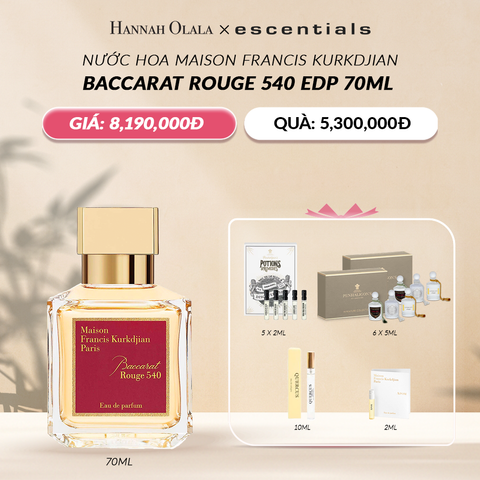  DEAL 2: NƯỚC HOA MAISON FRANCIS KURKDJIAN BACCARAT ROUGE 540 EDP 70ML 