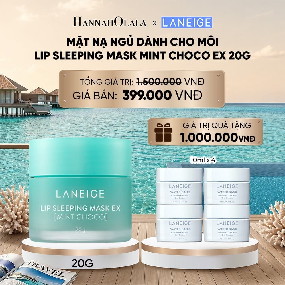 MẶT NẠ NGỦ DÀNH CHO MÔI LANEIGE LIP SLEEPING MASK 20G (CHỌN MÙI HƯƠNG) 