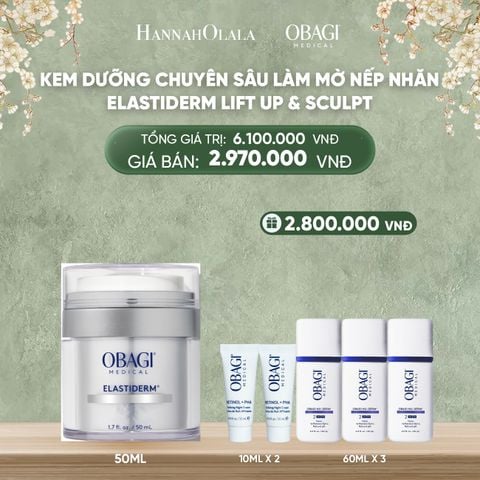  DEAL 1: KEM DƯỠNG CHUYÊN SÂU LÀM MỜ NẾP NHĂN OBAGI ELASTIDERM LIFT UP & SCULPT 50ML 