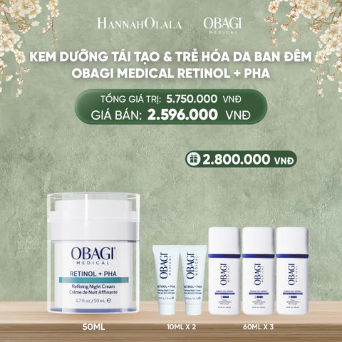  DEAL 5: KEM DƯỠNG TÁI TẠO VÀ TRẺ HÓA DA BAN ĐÊM RETINOL + PHA​ 50ML 