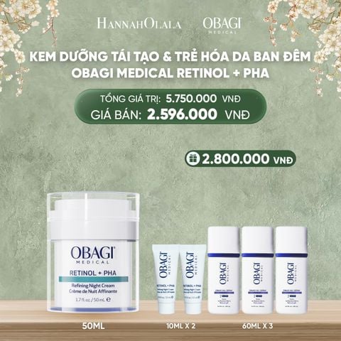  D1381_DEAL 5: KEM DƯỠNG TÁI TẠO VÀ TRẺ HÓA DA BAN ĐÊM RETINOL + PHA​ 50ML 