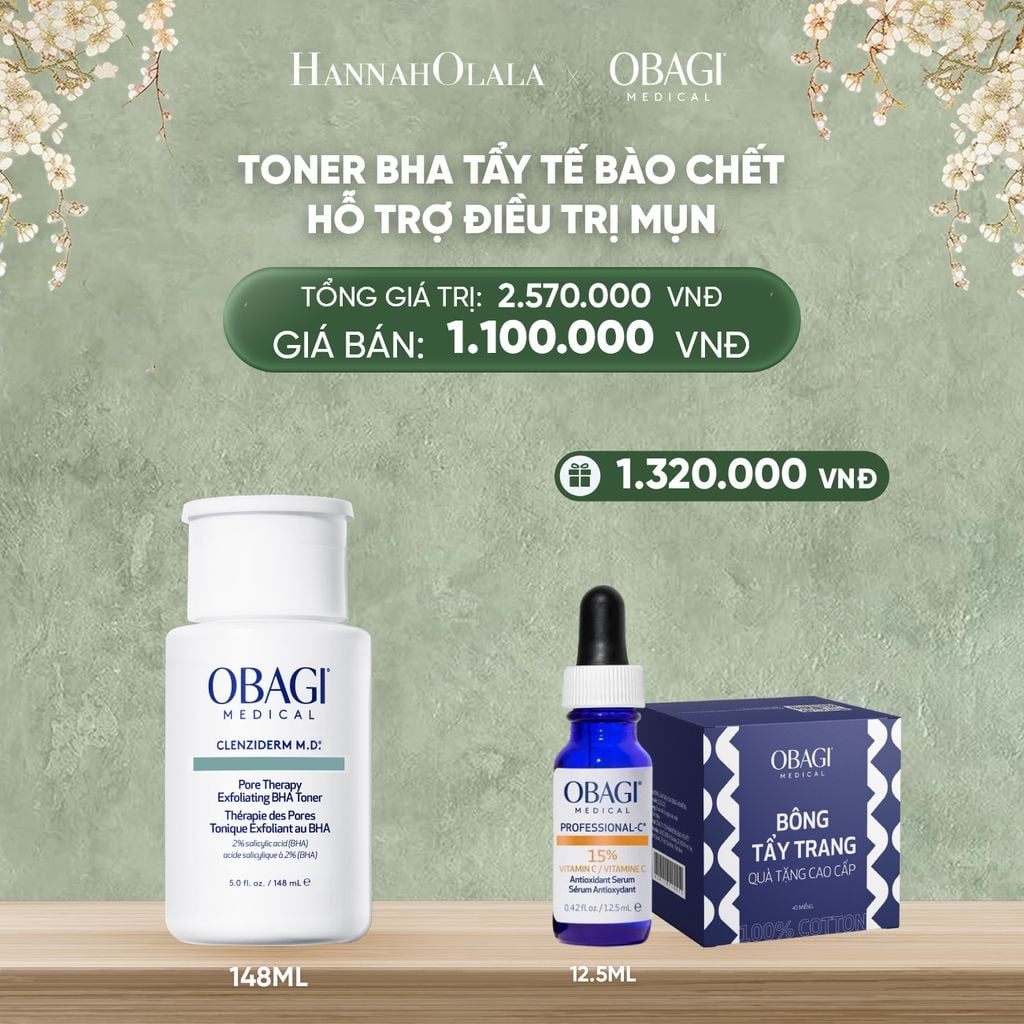  DEAL 8: TONER BHA TẨY TẾ BÀO CHẾT HỖ TRỢ ĐIỀU TRỊ MỤN 148ML​ 