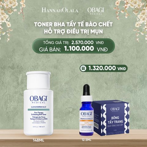  DEAL 8: TONER BHA TẨY TẾ BÀO CHẾT HỖ TRỢ ĐIỀU TRỊ MỤN 148ML​ 