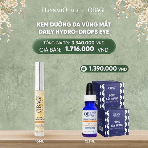  DEAL 11: KEM DƯỠNG DA VÙNG MẮT DAILY HYDRO-DROPS EYE GEL​ 15ML 