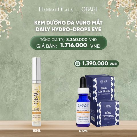  DEAL 11: KEM DƯỠNG DA VÙNG MẮT DAILY HYDRO-DROPS EYE GEL​ 15ML 