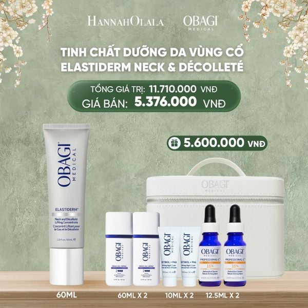  DEAL 15: TINH CHẤT DƯỠNG DA VÙNG CỔ OBAGI ELASTIDERM NECK AND DÉCOLLETÉ CONCENTRATE 60ML 