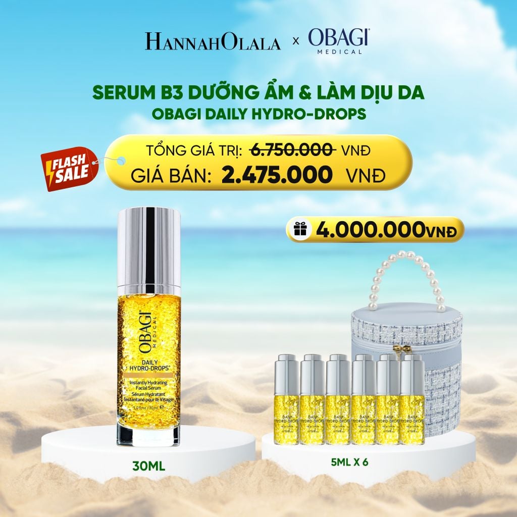  DEAL 2: [DEAL SỐC] MUA 1 TẶNG 1 - SERUM B3 DƯỠNG ẨM VÀ LÀM DỊU DA DAILY HYDRO-DROPS 30ML ​ 