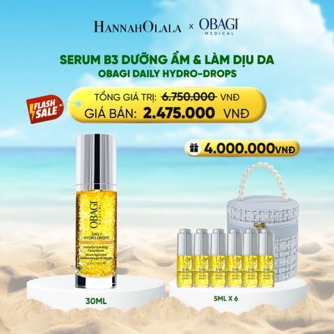  DEAL 2: [DEAL SỐC] MUA 1 TẶNG 1 - SERUM B3 DƯỠNG ẨM VÀ LÀM DỊU DA DAILY HYDRO-DROPS 30ML ​ 