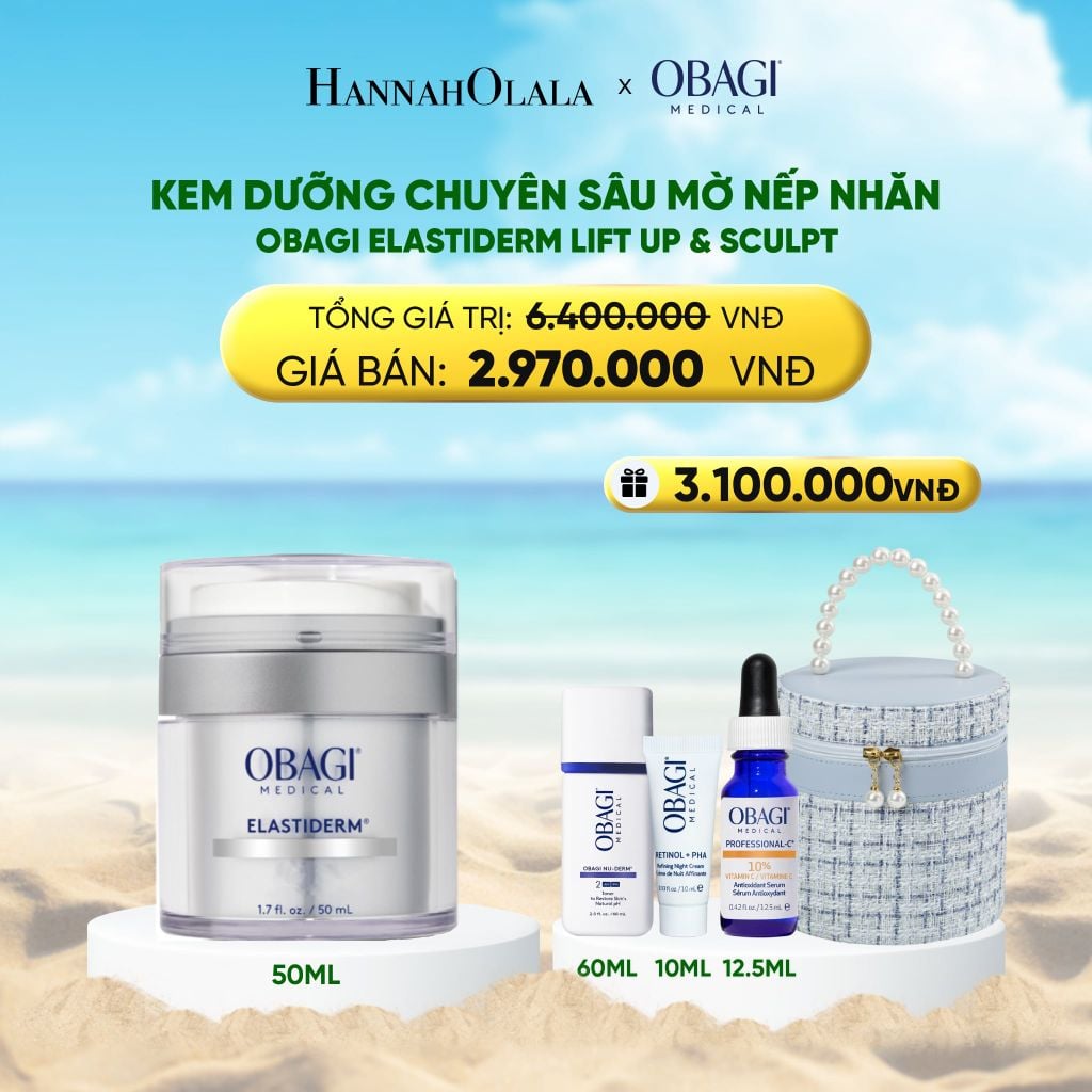  DEAL 4: KEM DƯỠNG CHUYÊN SÂU LÀM MỜ NẾP NHĂN OBAGI ELASTIDERM LIFT UP & SCULPT 50ML 