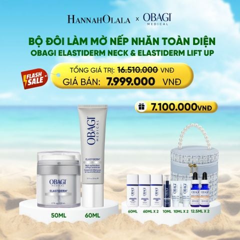  A732_DEAL 6: BỘ ĐÔI KEM DƯỠNG LÀM MỜ NẾP NHĂN TOÀN DIỆN VÙNG MẶT VÀ CỔ ELASTIDERM LIFT UP & SCULPT 50ML VÀ ELASTIDERM NECK AND DÉCOLLETÉ 60ML 