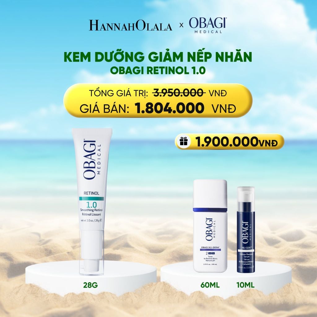  KEM DƯỠNG ẨM VÀ GIẢM NẾP NHĂN RETINOL 1.0 28G 