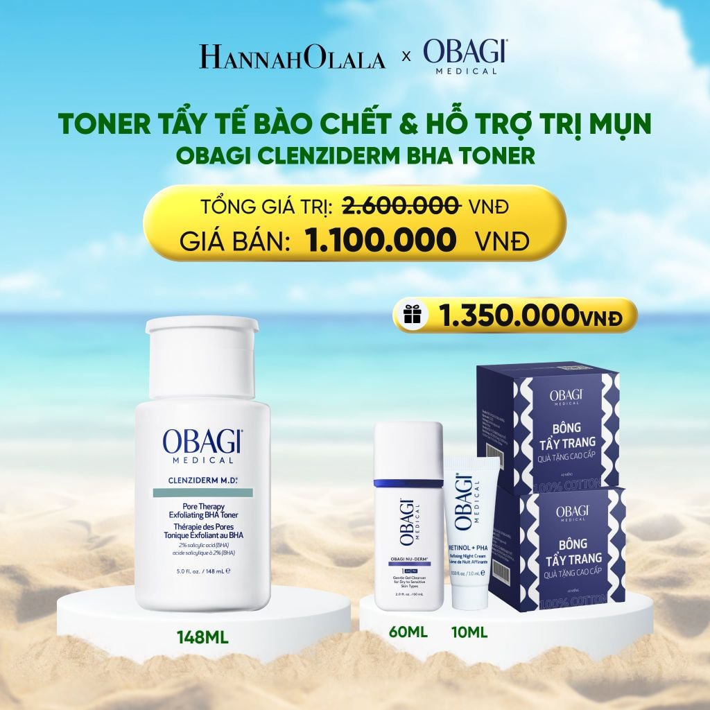  TONER BHA TẨY TẾ BÀO CHẾT HỖ TRỢ ĐIỀU TRỊ MỤN 148ML​ 