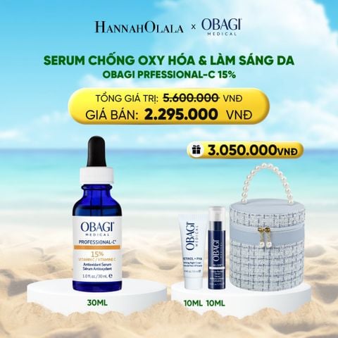  DEAL 12: SERUM VITAMIN C CHỐNG OXY HÓA, HỖ TRỢ LÀM SÁNG DA PROFESSIONAL-C 15% 30ML 