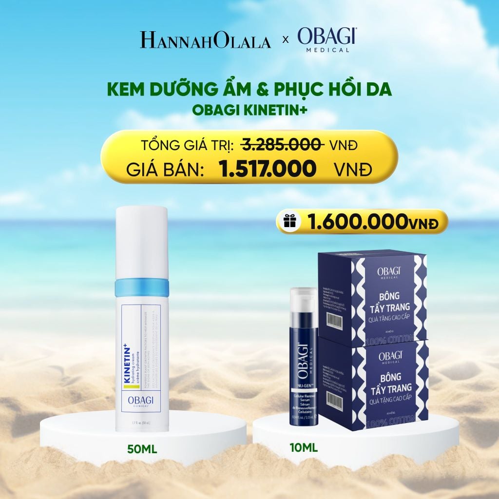  DEAL 13: KEM DƯỠNG ẨM VÀ PHỤC HỒI DA OBAGI KINETIN+ 50ML​ 